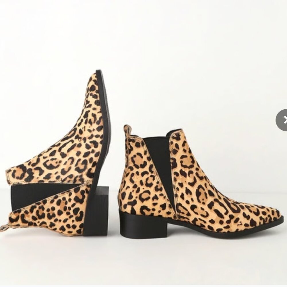 Steve Madden Women's Jerry Leopard Boots - size 6.5